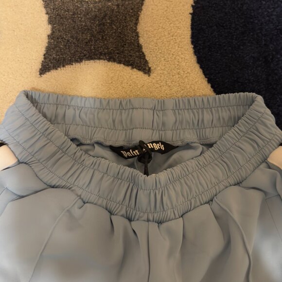 Palm Angels Men's Classic Logo Blue Track Shorts Size Large - Picture 3 of 4